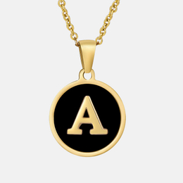 Personalized Letter Stainless Steel Pendant