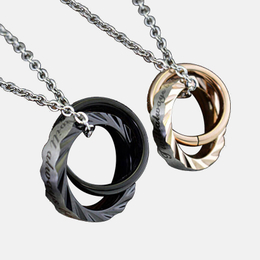 Always Be With You Stainless Steel Pendant