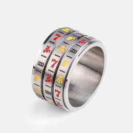 Fruit Slot Machine Stainless Steel Spinner Ring