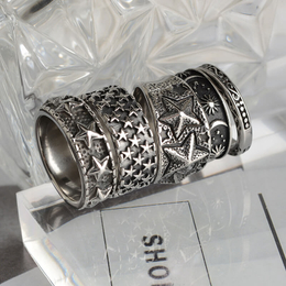 Starry Star Stainless Steel Ring Set