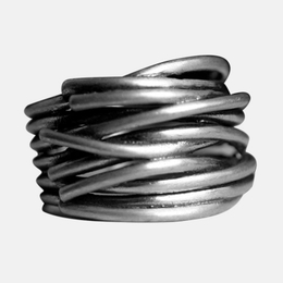 Irregular Lines Multilayer Winding Ring