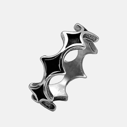Simple Irregular Star Stainless Steel Ring