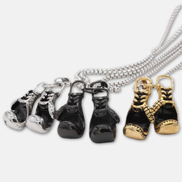 Boxing Gloves Stainless Steel Pendant
