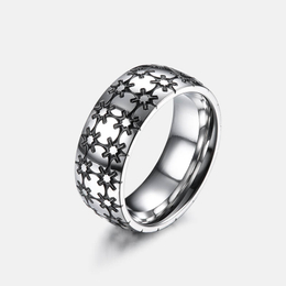 Patch Stainless Steel Band Ring