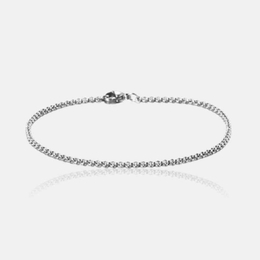 Pulsera minimalista de acero inoxidable estilo punk