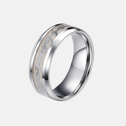 Luminous Stainless Steel Band Ring