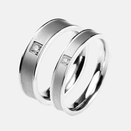 Fashion Stainless Steel Couple Ring