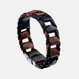 Vintage Woven Leather Bracelet