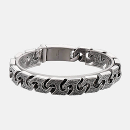 Simple Geometric Stainless Steel Men's Bracelet