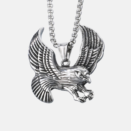 Vintage Flying Eagle Stainless Steel Pendant