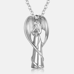Angel Stainless Steel Urn Memorial Necklace