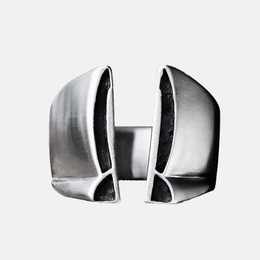 Open Stainless Steel Men's Ring
