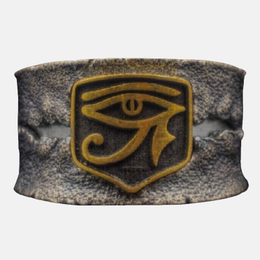 Eye of Horus Sterling Silver Men's Ring