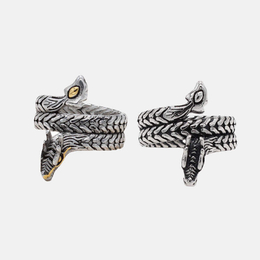 Coiled Dragon Stainless Steel Ring