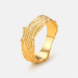 Vintage Angel Wings Stainless Steel Ring