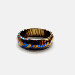 EDC Titanium Damascus Steel Ring