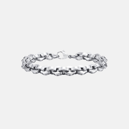 Simple Stainless Steel Men's Casual Bracelet