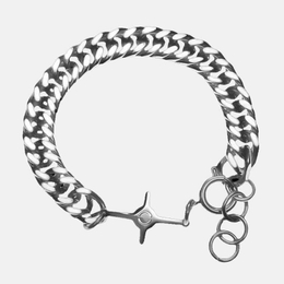 Astral Cross Stainless Steel Couple Bracelet