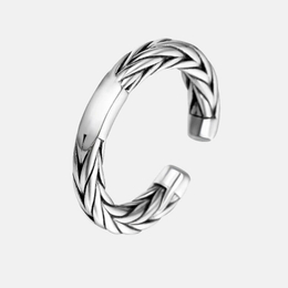 Twill C-shape Stainless Steel Open Ring