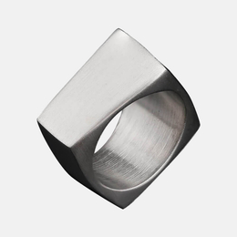 Irregular Sterling Silver Ring