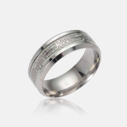 Stylish Luminous Stainless Steel Men's Ring
