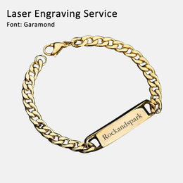 DIY Lettering Stainless Steel Bracelet