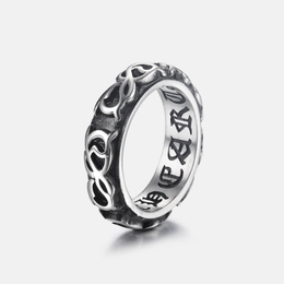Roman Bible Stainless Steel Men's Ring
