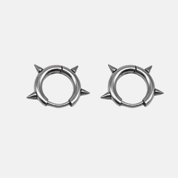 Punk Spike Stainless Steel Earrings