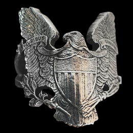 American Silver Eagle Sterling Silver Men's Ring