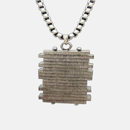Retro Bar Stainless Steel Necklace