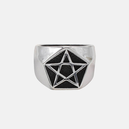 Magic Pentagram Stainless Steel Ring