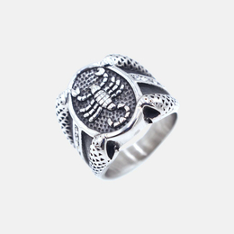 Vintage Scorpion Stainless Steel Men's Ring
