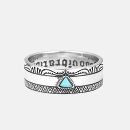 Indian Sterling Silver Turquoise Ring