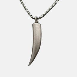 Wolf Tooth Stainless Steel Necklace