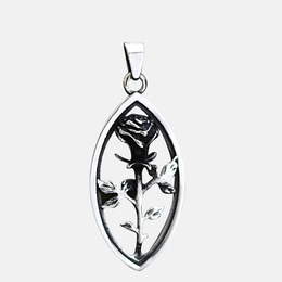 Rose Stainless Steel Pendant