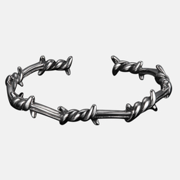 Opening Twist Thorns Stainless Steel Women’s Bracelet
