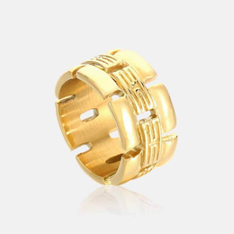 Vintage Braided Skeleton Stainless Steel Ring
