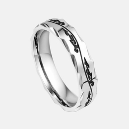 Simple Dragon Pattern Stainless Steel Ring