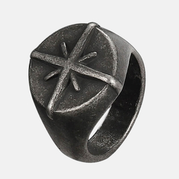 Vintage Sirius Star Stainless Steel Ring