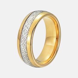 Irregular Texture Stainless Steel Ring