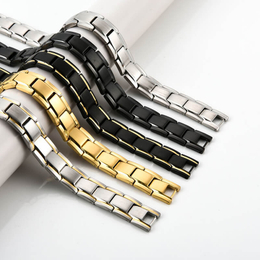 12mm Stainless Steel Magnet Bracelet