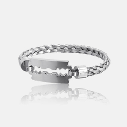 Pulsera trenzada de acero inoxidable Blade