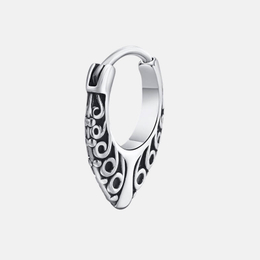 Vintage Pattern Design Stainless Steel Earrings
