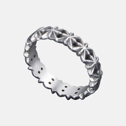 Vintage Octagonal Stainless Steel Ring