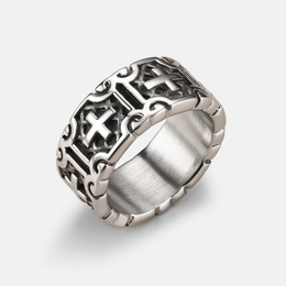 Classic Stainless Steel Men's Band Ring