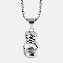 Simple Boxing Gloves Stainless Steel Pendant