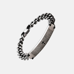 Cross Prayer Stainless Steel Bracelet