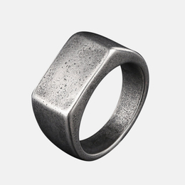 Simple Square Stainless Steel Ring