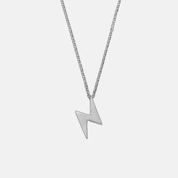 Hip Hop Lightning Stainless Steel Men's Necklace